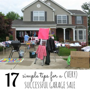 7 simple tips for a VERY successful garage sale